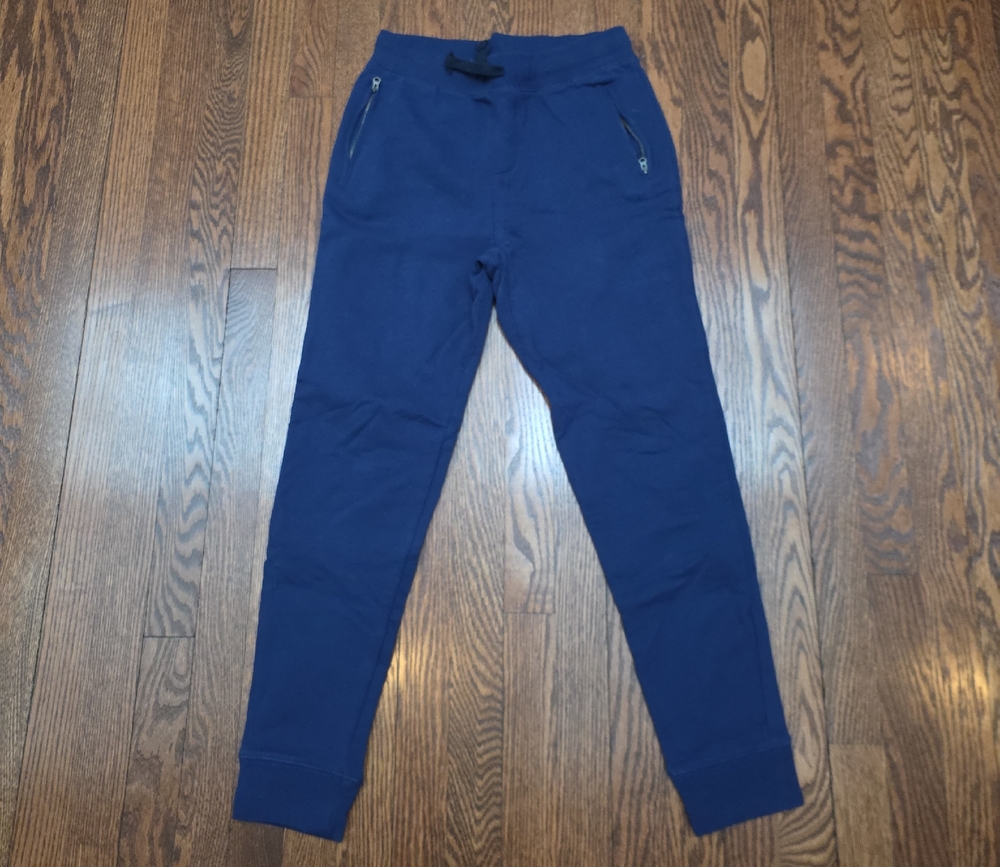 J. Crew Kids' French Terry Slim-Slouchy Sweatpant - Dark Blue